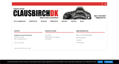 Desktop Screenshot of clausbirch.dk